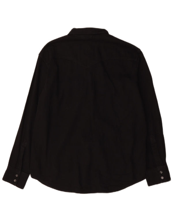 Levi's Camisa Vaquera Estándar Para Hombre Algodón Negro Grande