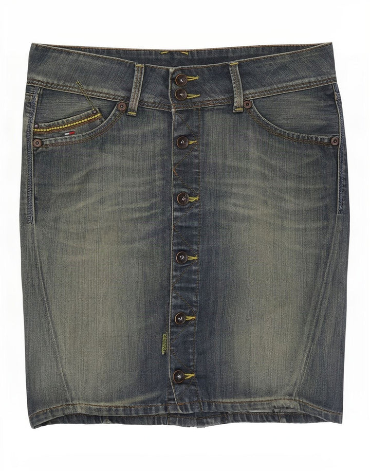 Falda Tommy Hilfiger Mujer Sonora Denim Mediana W34 Algodón Azul
