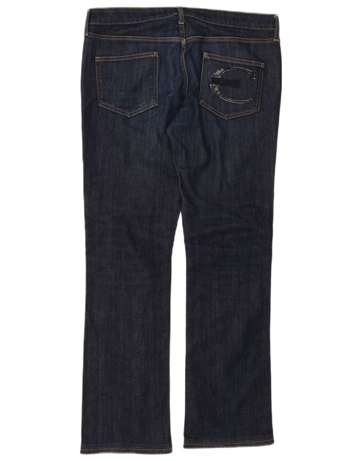 Just Cavalli Jeans Bootcut para Mujer IT 46 Grande W32 L30 Azul Marino