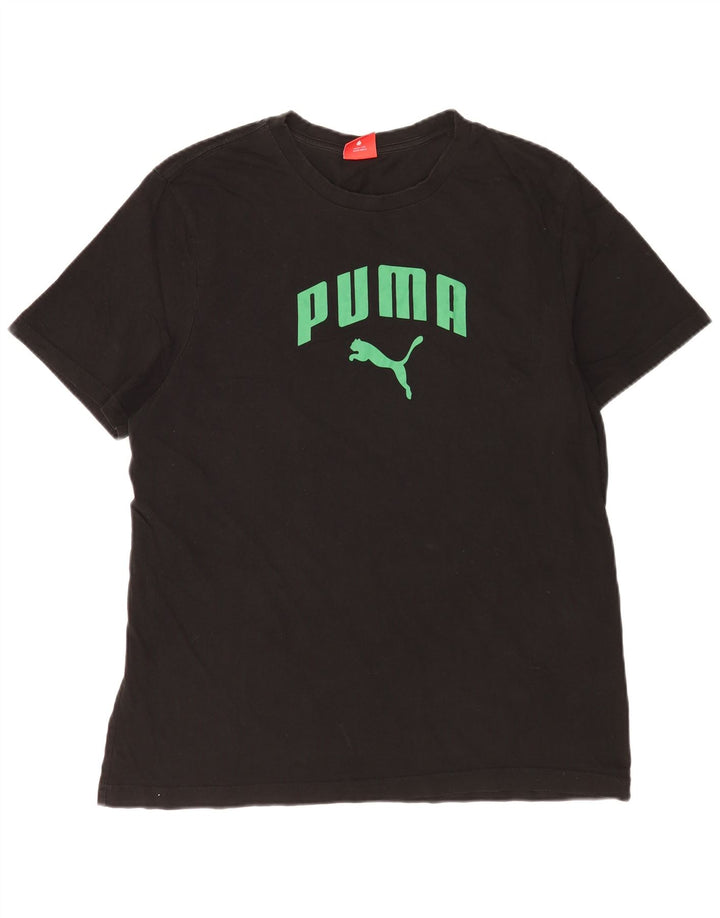 Puma Camiseta gráfica para hombre Top XL Negro