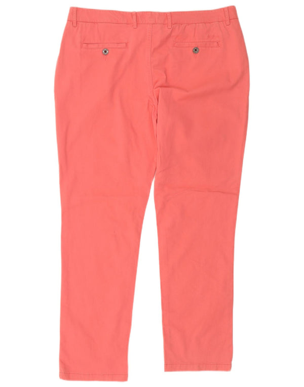 Pantalones chinos ajustados para mujer de Fat Face UK 18 XL W36 L29 Algodón rosa
