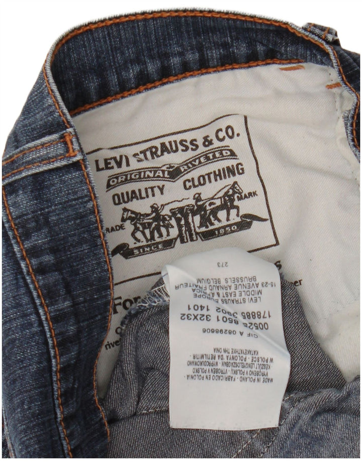 LEVI'S Vaqueros Bootcut Mujer W32 L32 Algodón Azul