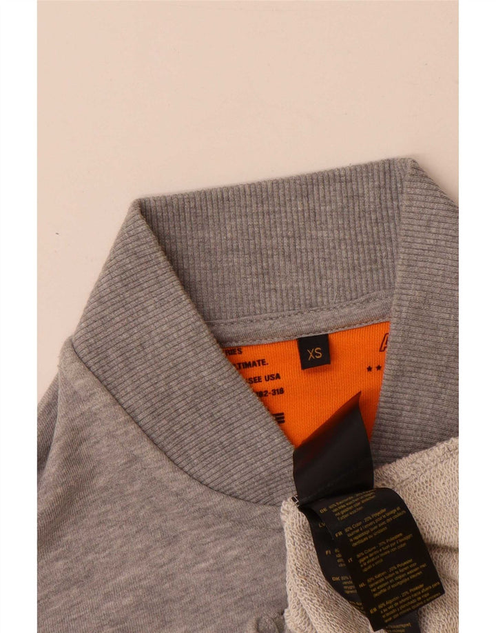 Alpha Industries Chaqueta de chándal para hombre XS Algodón moteado gris