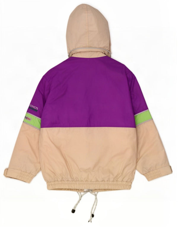 Brugi Chaqueta de esquí con capucha para hombre UK 44 2XL Off White Colorblock