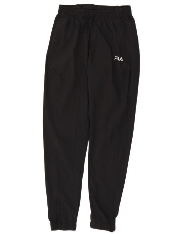 Fila Hombre Pantalones De Chándal Joggers Small Poliéster Negro