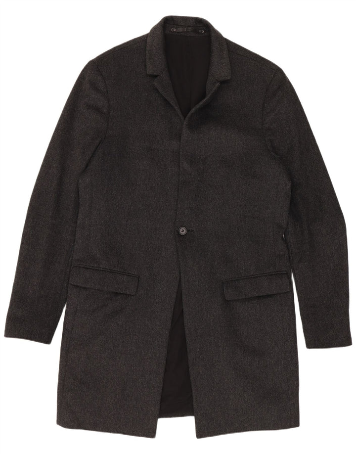 Abrigo All Saints para hombre UK 42 XL Lana gris