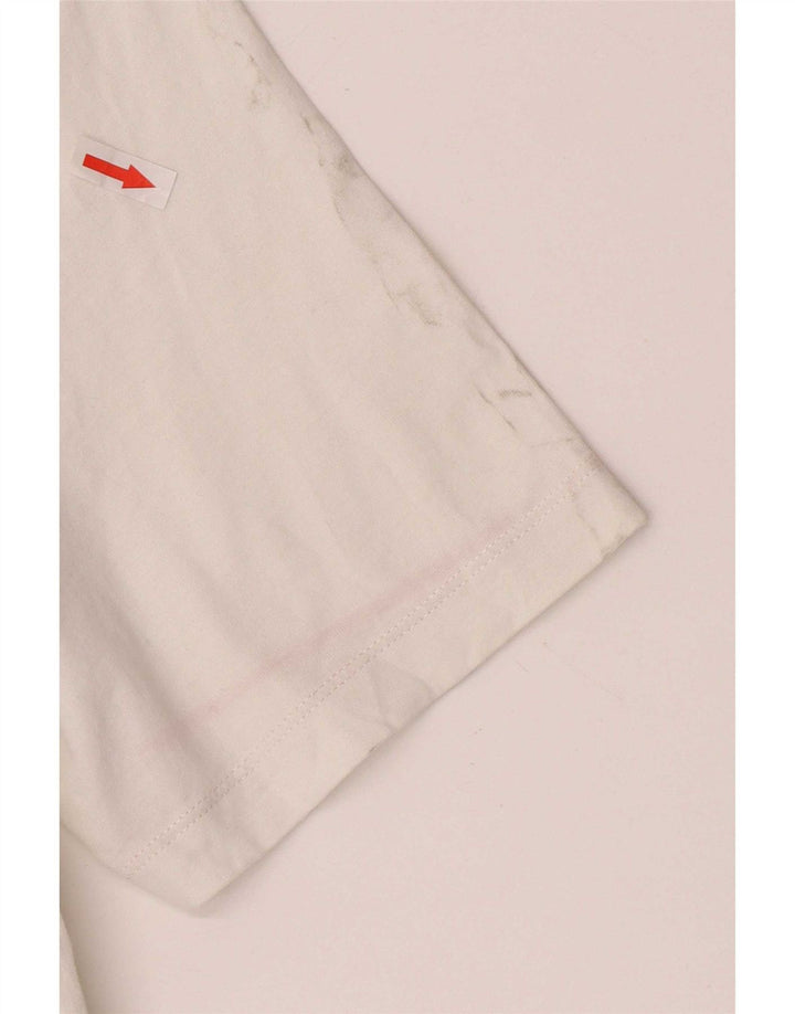 Camiseta con gráfico auténtico para hombre de White Stuff, talla mediana, de algodón