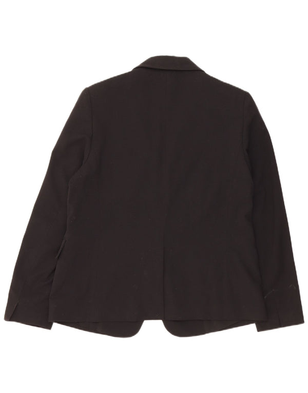 Marks & Spencer Chaqueta tipo blazer con 1 botón para mujer UK 40 Mediano Poliéster negro
