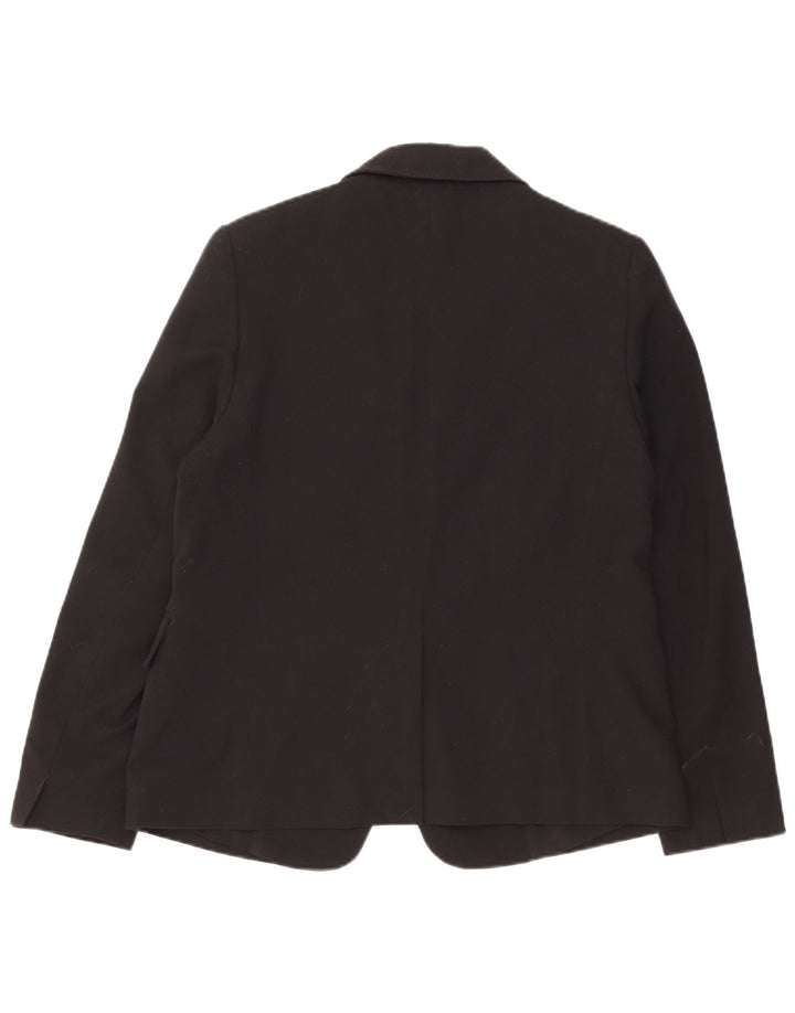 Marks & Spencer Chaqueta tipo blazer con 1 botón para mujer UK 40 Mediano Poliéster negro