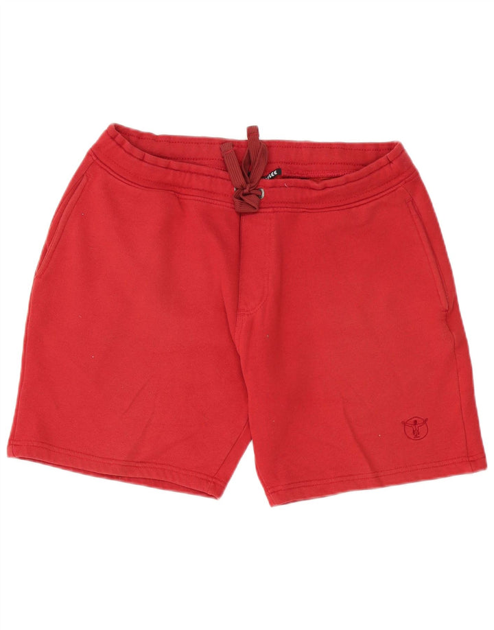 Chiemsee - Pantalones cortos deportivos para hombre, talla grande, algodón rojo
