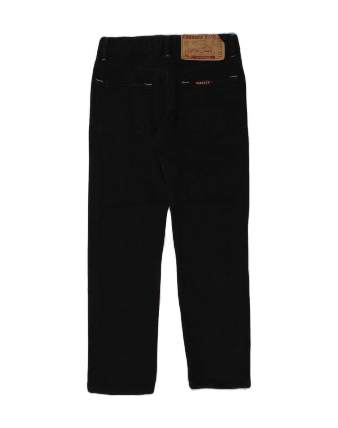 CARRERA Girls Straight Jeans 5-6 Years W22 L21 Black Cotton | Vintage Carrera | Thrift | Second-Hand Carrera | Used Clothing | Messina Hembry 