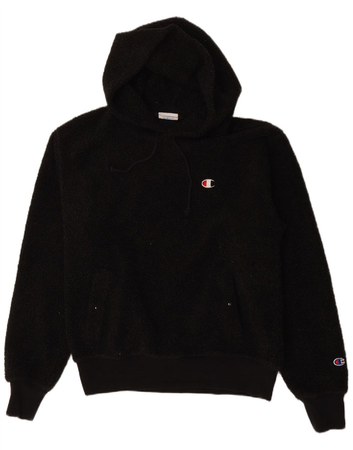 Champion Jersey De Forro Polar Con Capucha Medium Black Hombre
