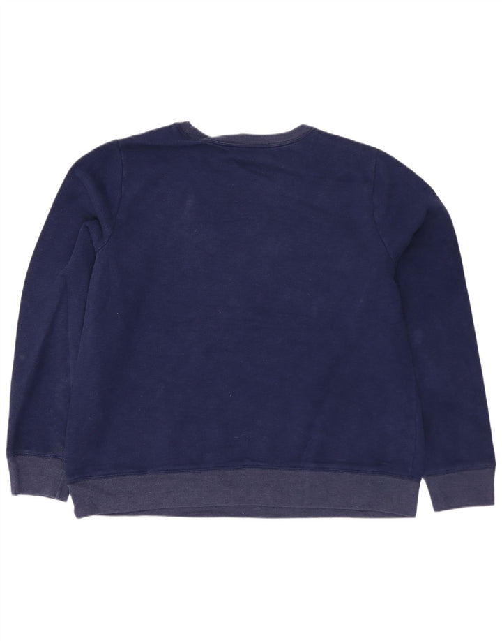 Izod Hombre Sudadera Jumper Medium Azul Marino Algodón