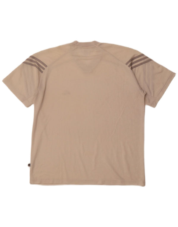 ADIDAS Camiseta Hombre Top UK 42/44 Grande Beige Poliéster