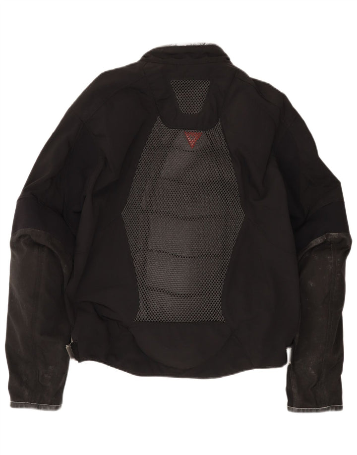 Chaqueta Dainese Racer para hombre Talla 52 Mediana Nylon color block negro