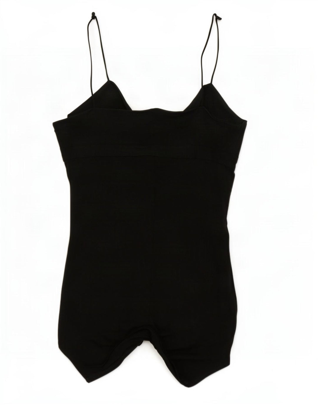 Armani Jeans Top tipo túnica asimétrico sin mangas para mujer UK 40 Seda negra mediana