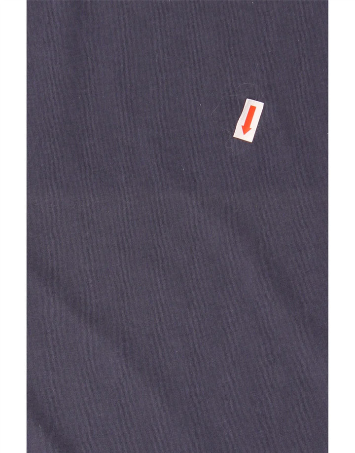 SUN68 Camiseta para hombre Top Medium Azul marino Algodón