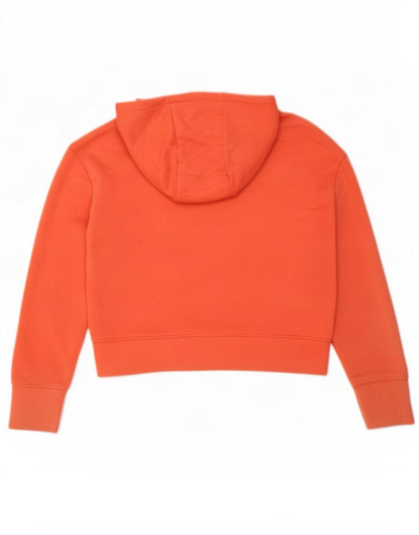 Nike Crop Graphic Sudadera con capucha para niña 10-11 años Algodón naranja mediano