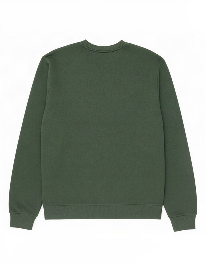 Jersey De Cuello Redondo Con Cuello Redondo De Algodón Verde Medio Gap Hombre