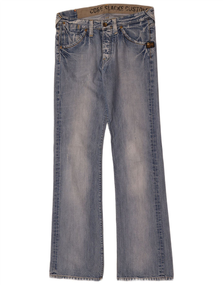 Vaqueros Bootcut desgastados para hombre G-Star W32 L36 Algodón azul