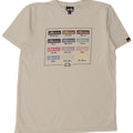 ELLESSE Camiseta gráfica para hombre Top de algodón gris medio