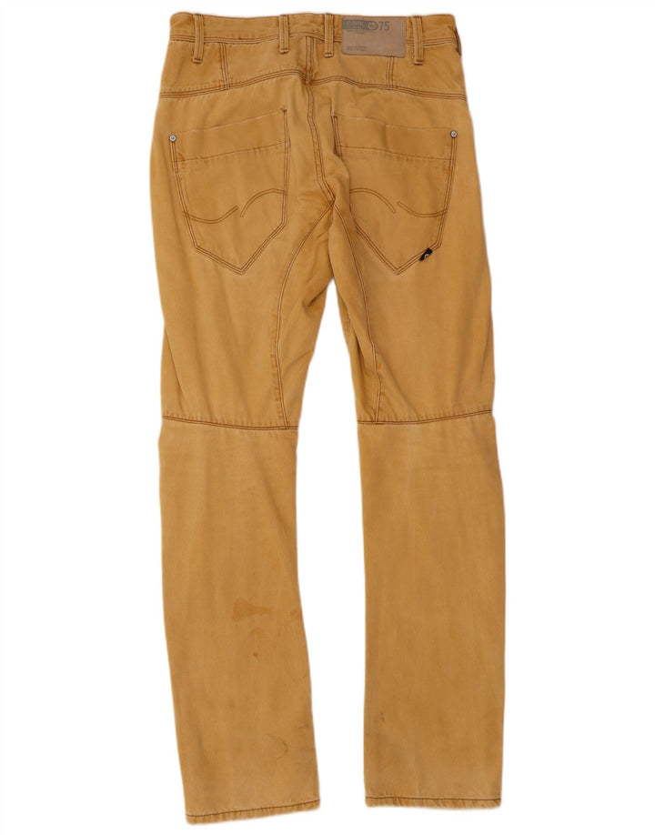 JACK & JONES Hombre Stan Anti Fit Pantalones Casuales Rectos W29 L32 Beige