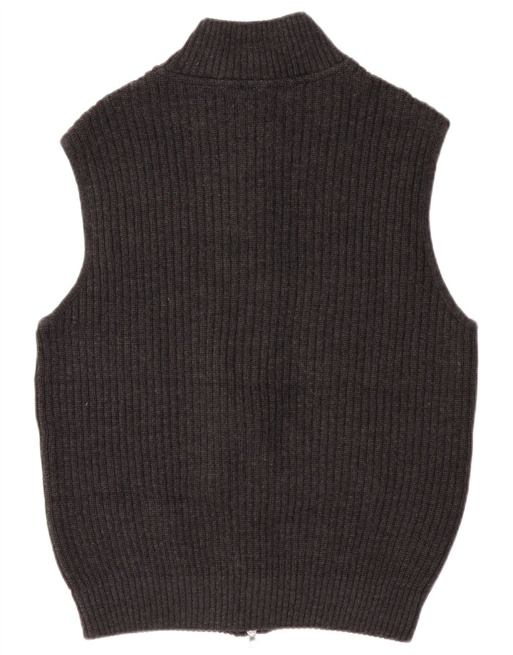 Bramante Cárdigan Hombre Lana Virgen Gris Medio