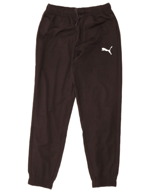 PUMA Mens Tracksuit Trousers Joggers Medium  Black Polyester