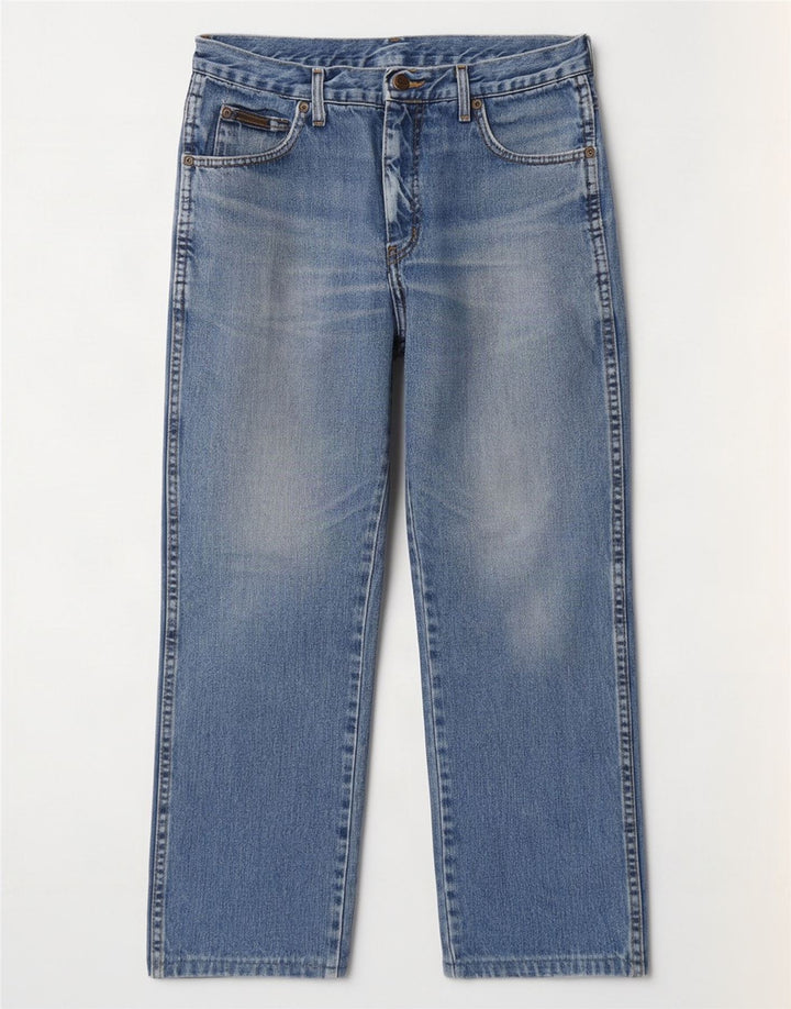 Wrangler Vaqueros Rectos Texas Para Hombre W32 L27 Algodón Azul
