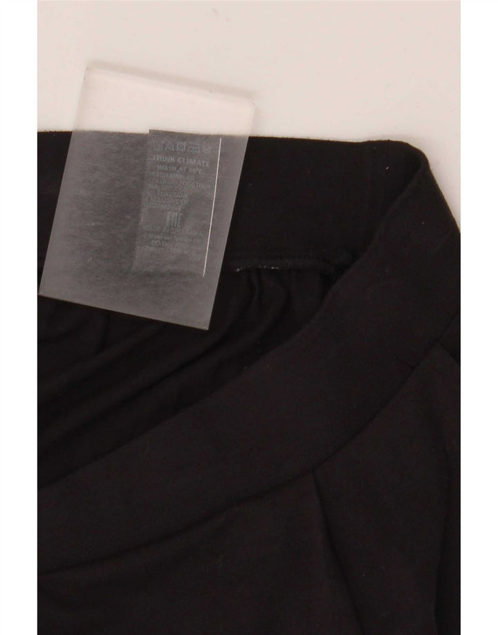 Marks & Spencer Falda Acampanada para Mujer UK 40 Medium W30 Viscosa Negra