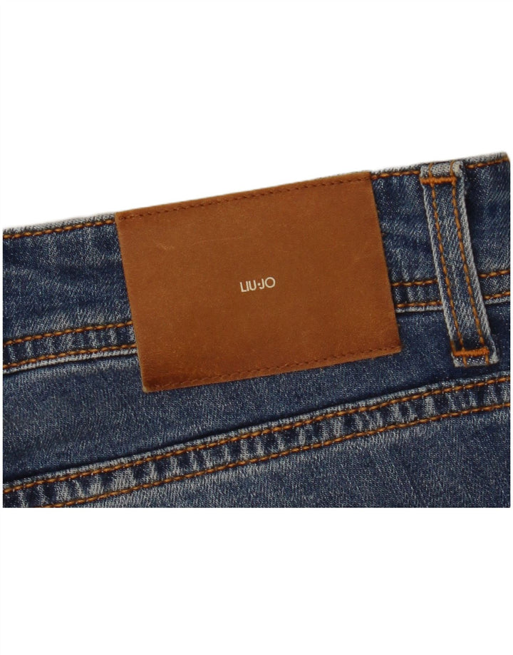 Vaqueros rectos regulares para hombre Liu Jo W33 L33 Azul marino