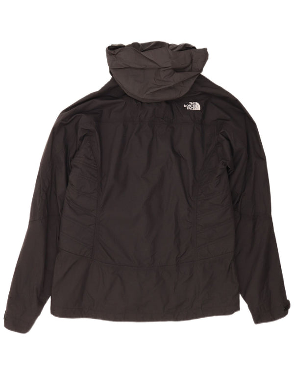The North Face Chaqueta cortavientos con capucha para mujer UK 44 Medium Black Nylon