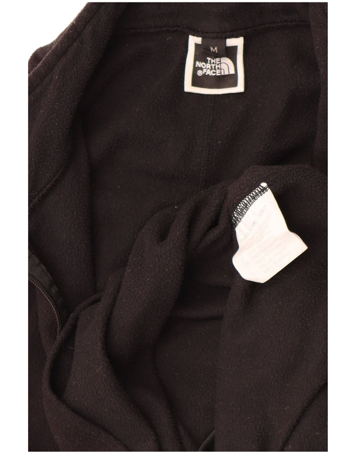 The North Face Jersey de forro polar con cuello y cremallera para mujer UK 40 Mediano Poliéster negro