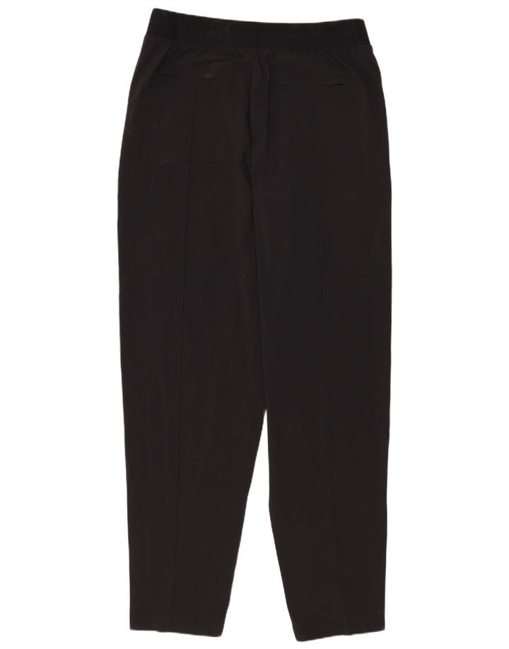 ATHLETA Pantalones chinos cónicos para mujer US 6 Medium W30 L30 Poliéster negro