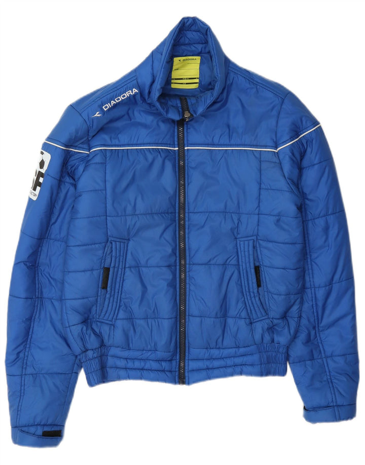 Diadora Chaqueta acolchada con gráfico para niños 9-10 años Grande Poliéster azul