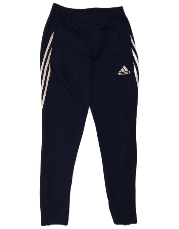 Adidas Mens Climalite Chándal Pantalones Pequeños Azul Marino Poliéster