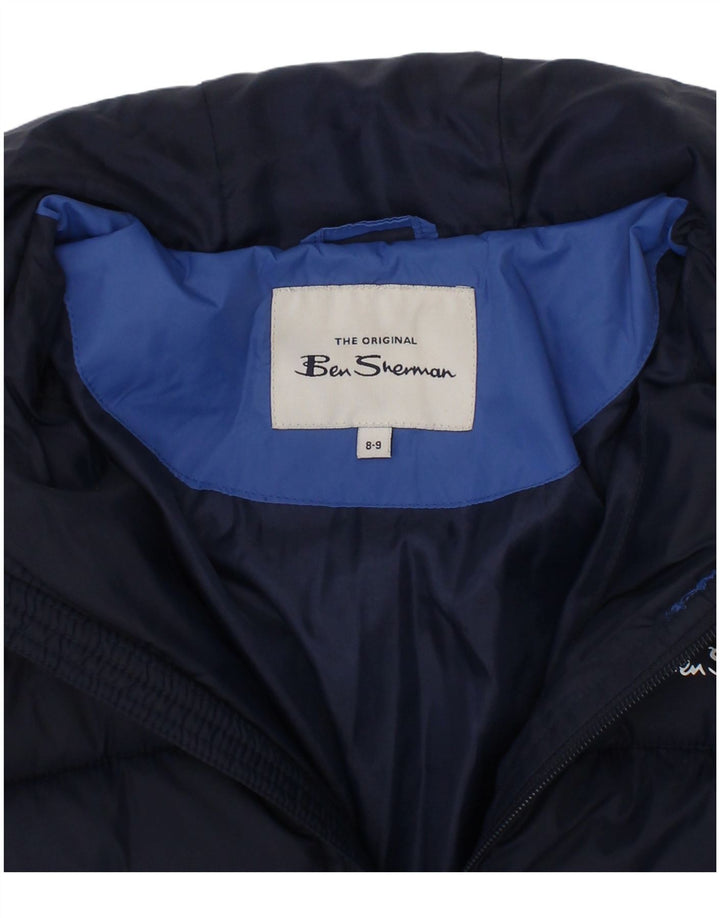 Ben Sherman Chaqueta acolchada para niño 8-9 años Azul marino Poliamida color block