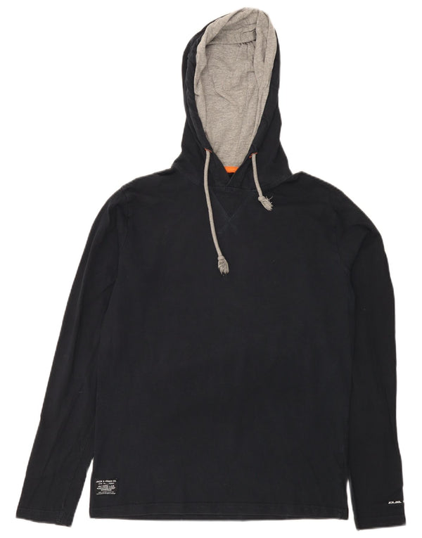 Jack & Jones Hombre Sudadera Con Capucha Manga Larga Medium Azul Marino