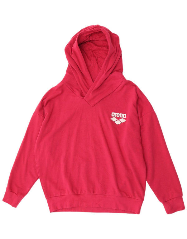 Arena Jersey con capucha extragrande para mujer UK 46 Large Pink Cotton