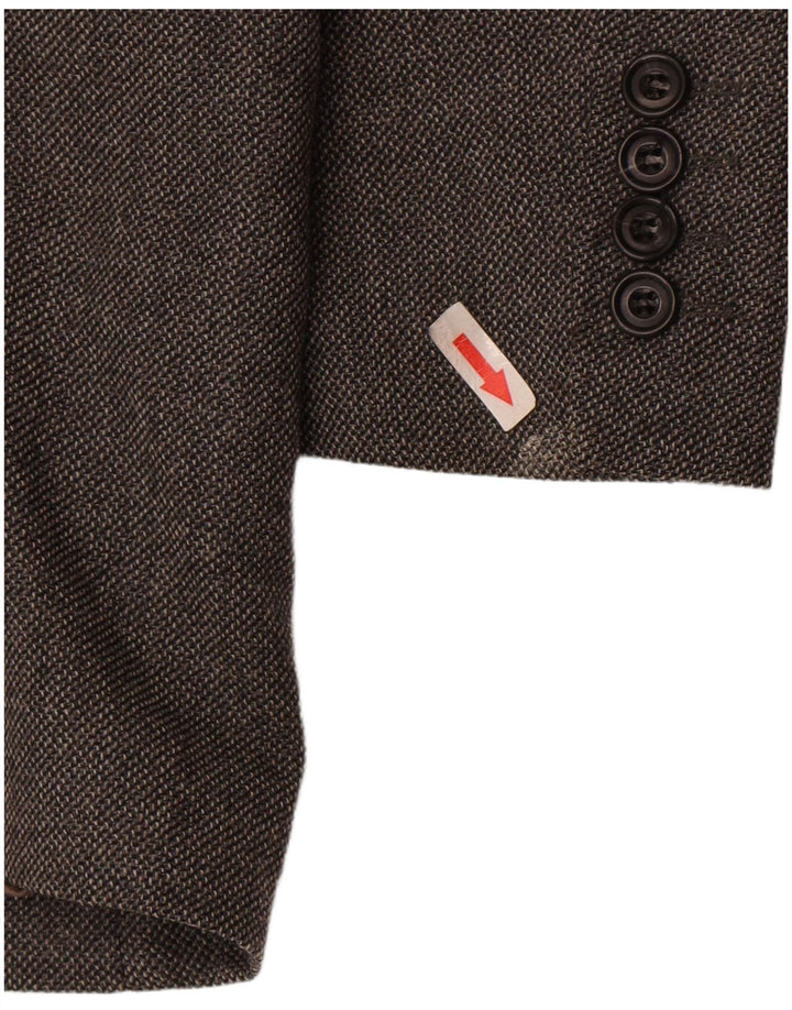Marks & Spencer Chaqueta tipo blazer de 2 botones para hombre UK 40 Gris medio Lana nueva