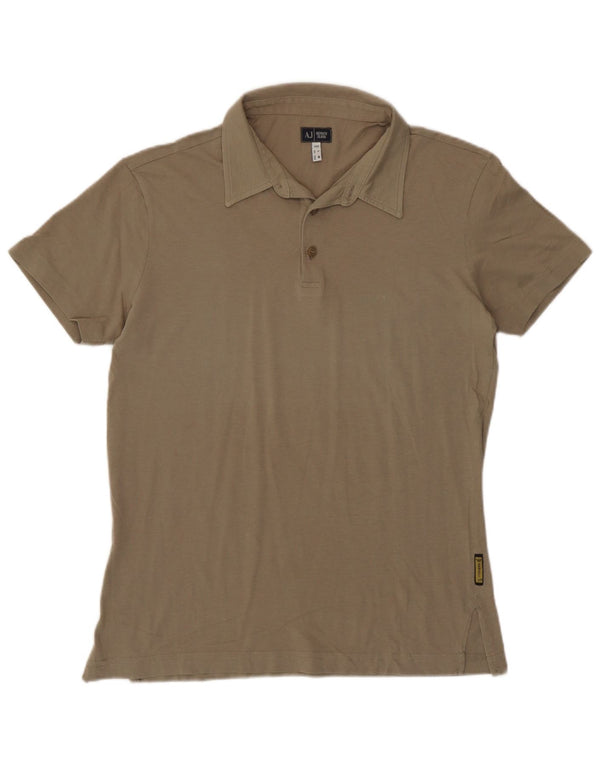 Armani Polo Hombre Marrón Medio