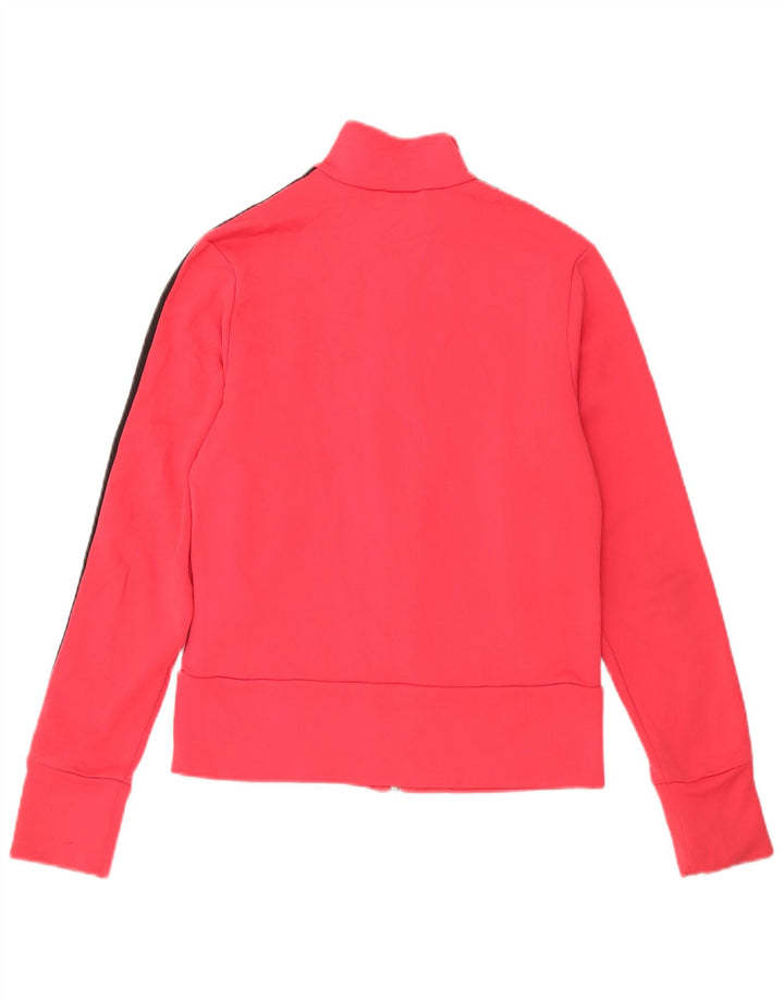 ADIDAS Chaqueta de chándal para mujer UK 10 Small Pink Poliéster