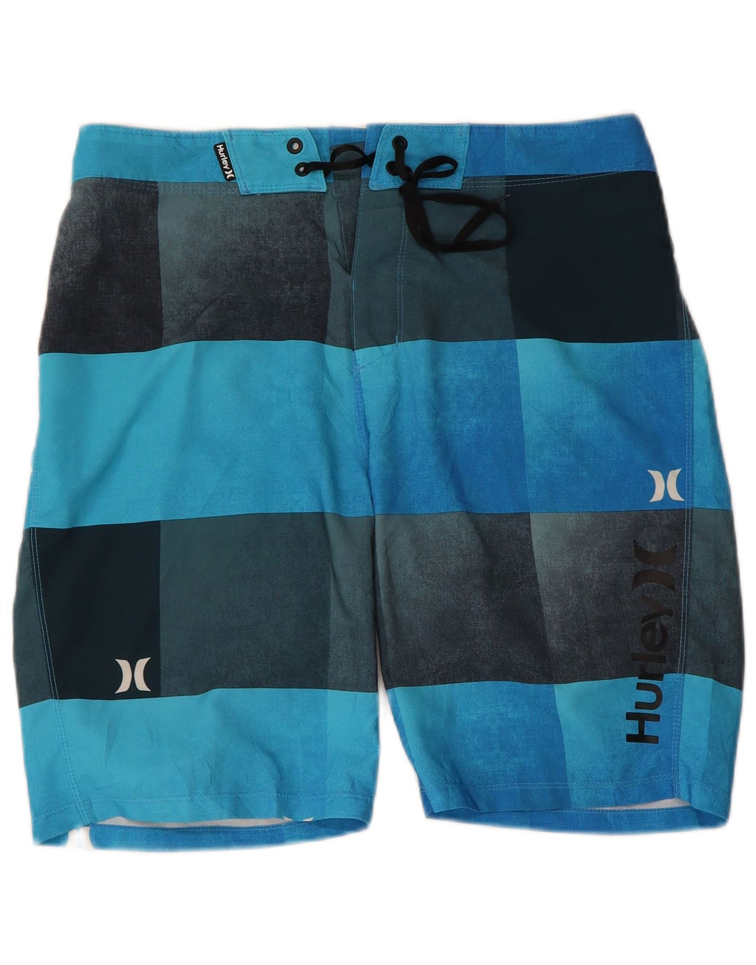 Hurley Hombre Graphic Bañador Shorts Azul Medio Colorblock Poliéster