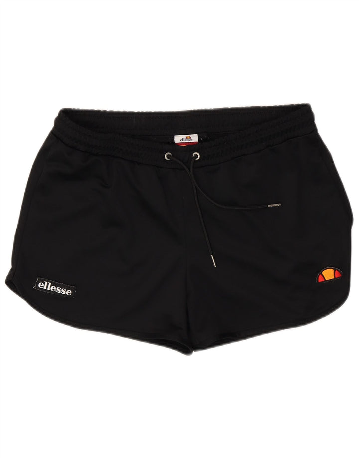 Ellesse Pantalones cortos deportivos para mujer UK 46 Grande Poliéster negro