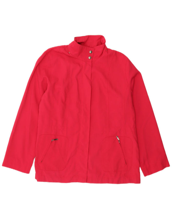 Marks & Spencer Chaqueta Bomber para Mujer UK 40 XL Poliamida Rosa
