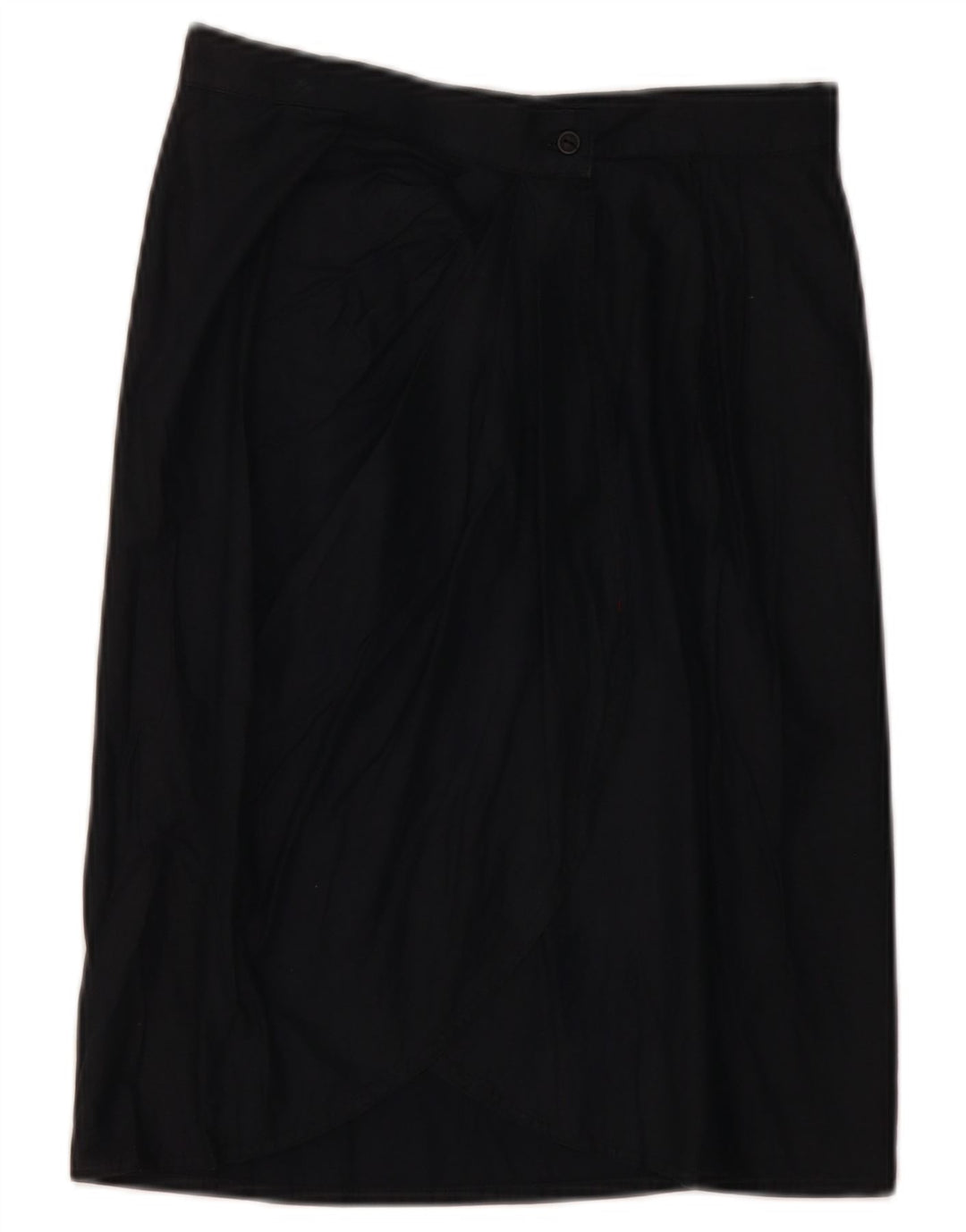 VINTAGE Falda cruzada para mujer W26 Pequeña Negra