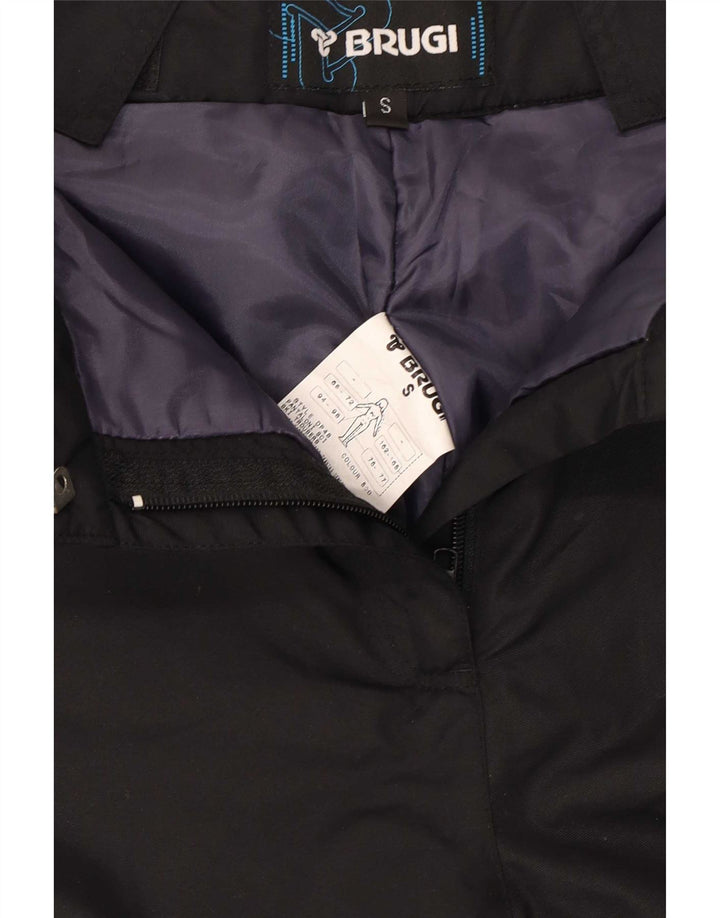 Brugi - Pantalones de esquí para mujer, talla 40, talla pequeña, poliamida negra