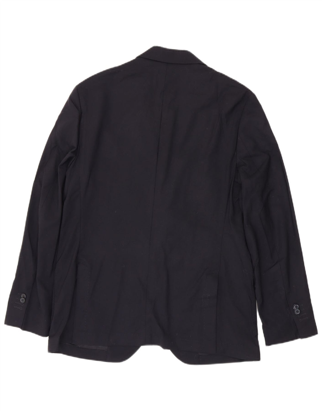 Massimo Dutti Chaqueta Blazer De 2 Botones Para Hombre EU 52 Large Lana Azul Marino