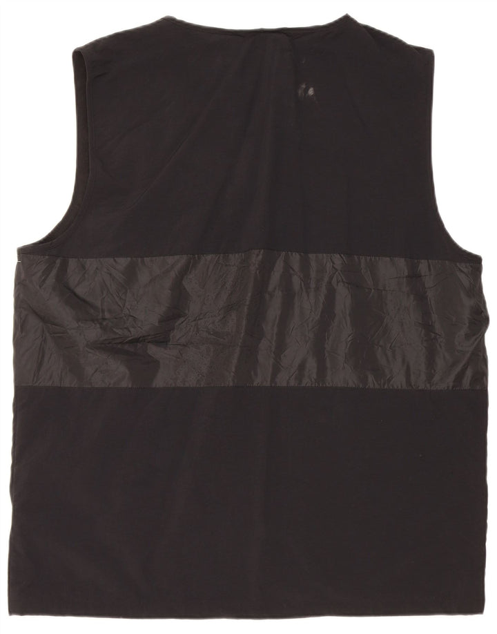 Fila Mens Utility Gilet UK 42 XL Poliéster negro