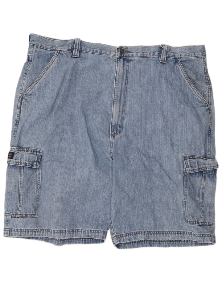 Wrangler Pantalones cortos de mezclilla cargo para hombre W42 2XL Algodón azul